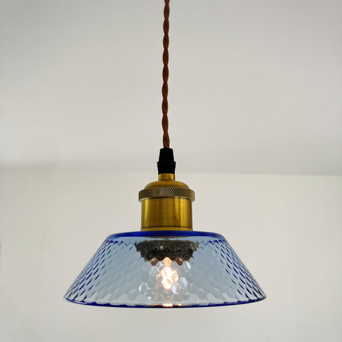 ブルー ガラス ペンダントライト モダン オシャレ照明 シーリング