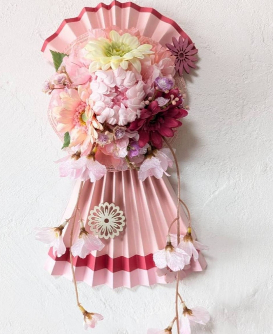 春色壁飾り/桜壁飾り/アーティフィシャルフラワー/フラワーギフト/春色/春ギフト