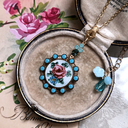 1920年代ドイツアンティーク ダークブルーカメオ ビクトリアン