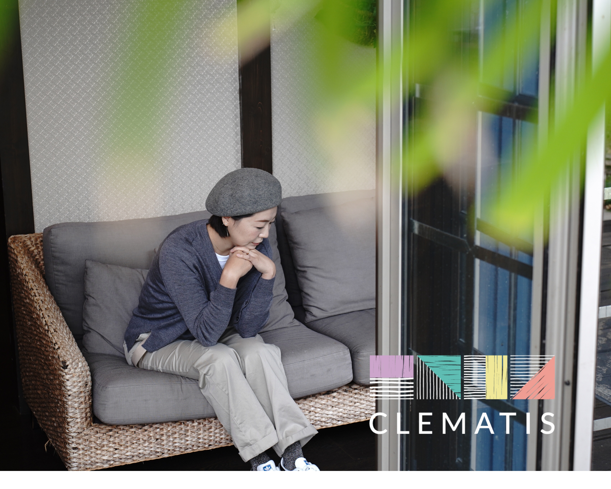 ☆ギフト 送料無料☆「CLEMATIS」そでボタンカーディガン Vネック オーストラリア産最高級メリノウール100％