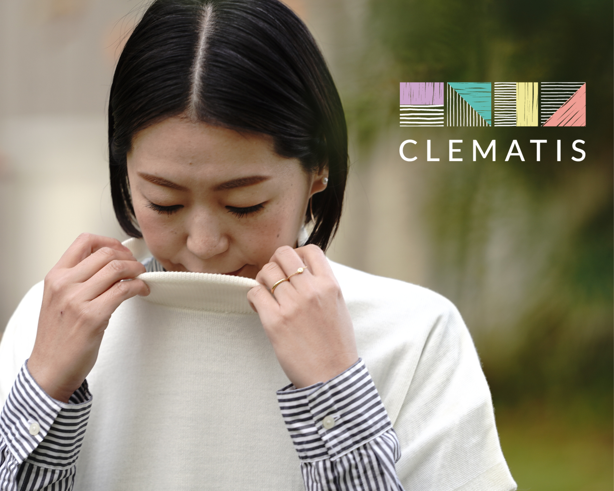 ☆冬ギフト 送料無料☆「CLEMATIS」ハイネックオーストラリア産最高級メリノウール100％ポンチョ