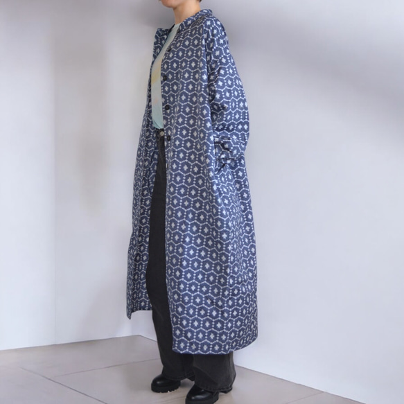 ウール上っ張り  着物リメイク Kimono Remake] Kimono-made Overcoat Pattern Introduction - YouTube