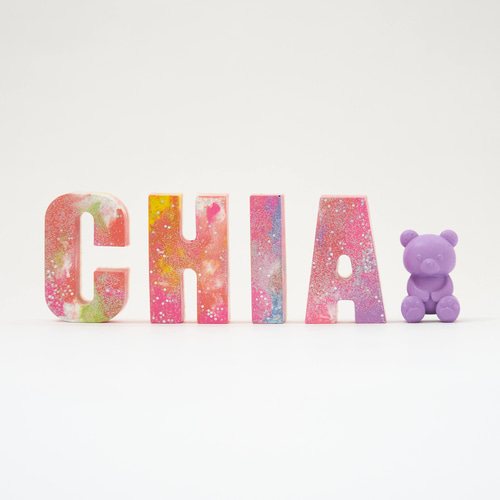 お名前クレヨン／ピンク系／カスタムクレヨン／おしゃれで可愛い