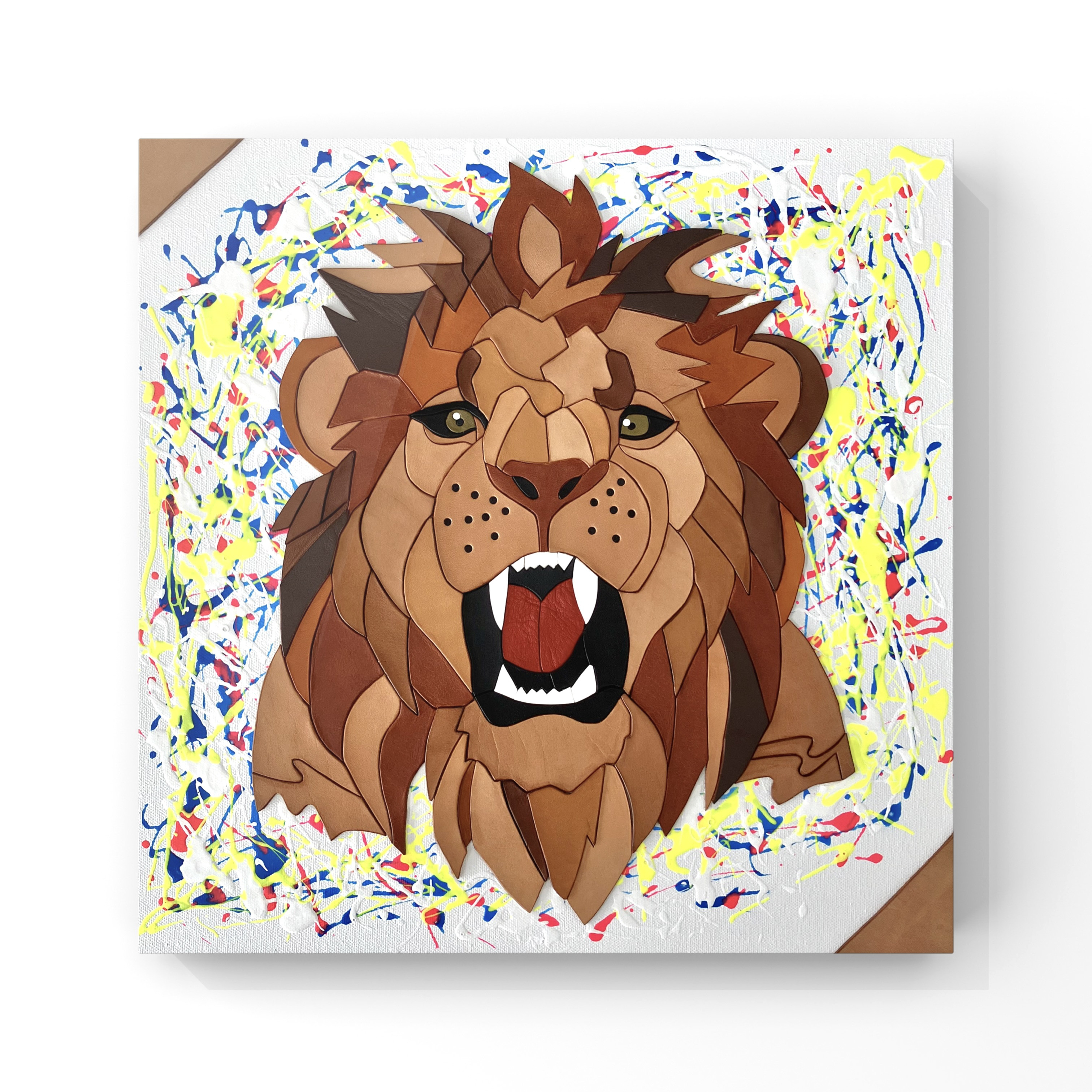 ■送料無料■ Leather  Art  / Lion