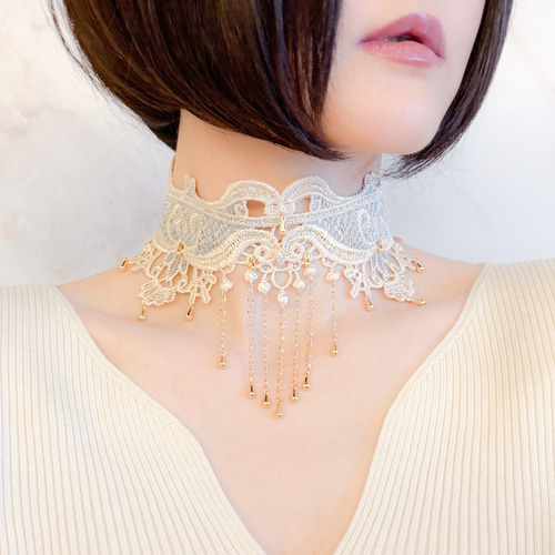 まもなく販売終了】あなたの名前、それは：淡いブルーの幅広レースの