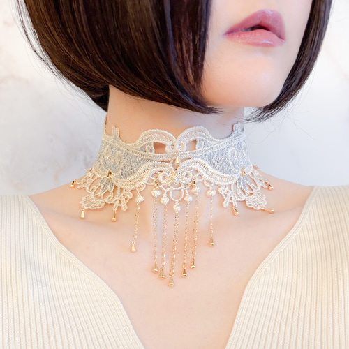 まもなく販売終了】あなたの名前、それは：淡いブルーの幅広レースの