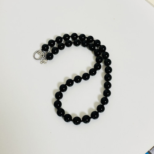 法事などにいかがですか、モリオン（黒水晶）のネックレス ネックレス 