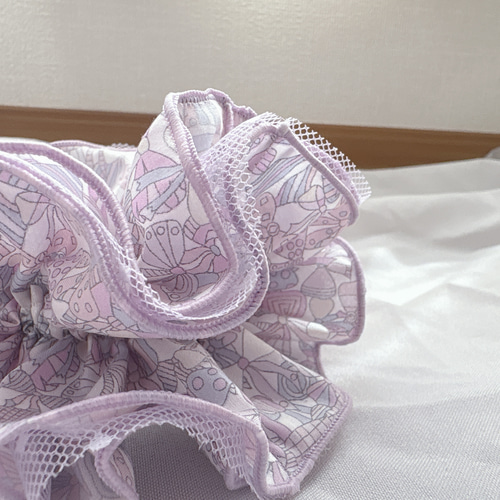 大人かわいいLiberty シュシュ 【ジェニーズボウズ】メルティピンク 