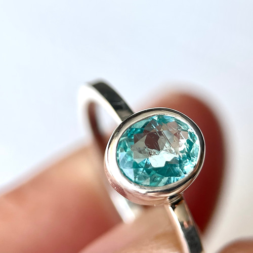 パライバアパタイト（ネオンカラーアパタイト）リング サイズ11号