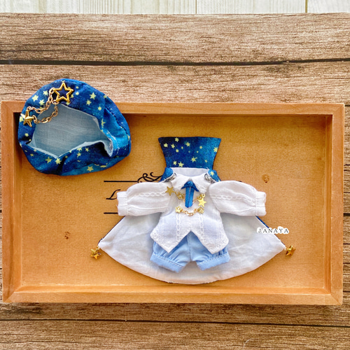 JANAYA ハンドメイド オビツ11服 青色王子様洋服 5点セット 翌日
