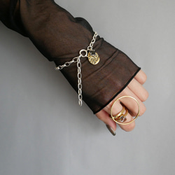 【補貨/尺寸可調】單顆凸面寶石戒指 / 黃銅 R079 第3張的照片