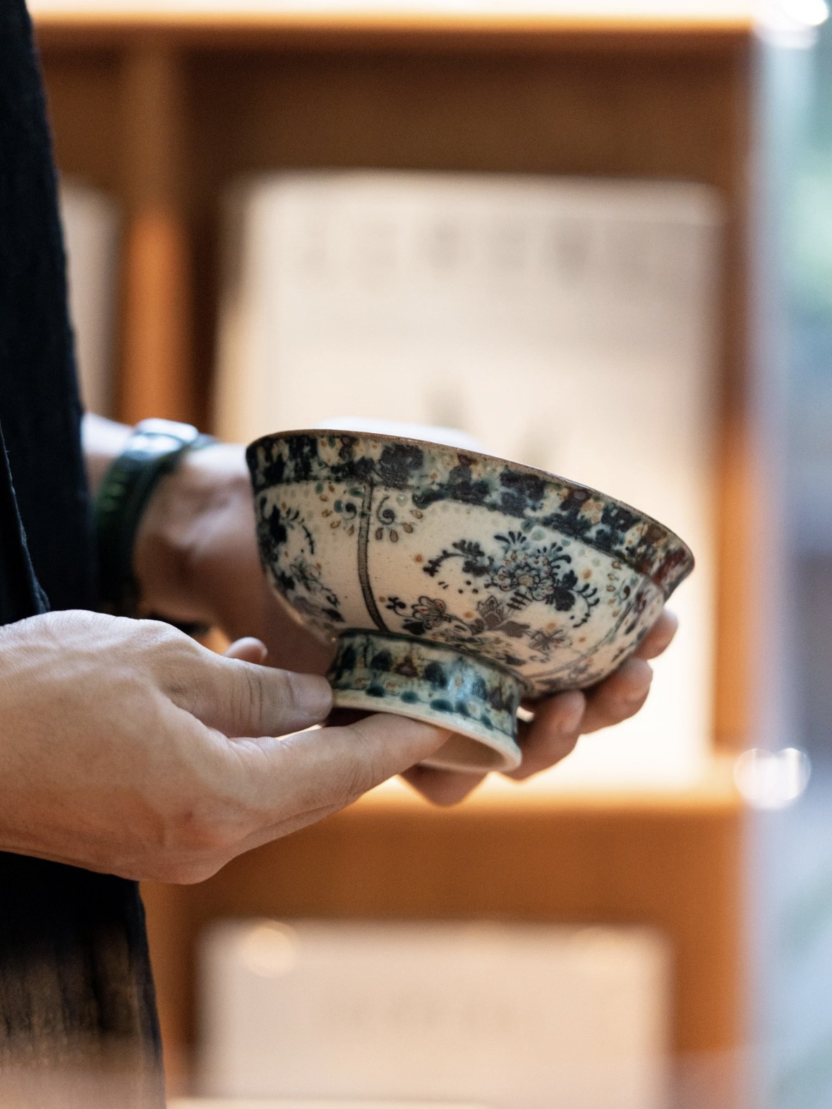 中國古陶磁器　清朝 青花椀