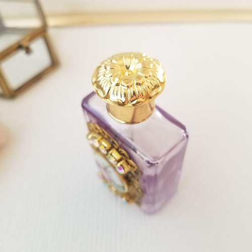 華やかなチェコガラスの香水瓶 pf0408s お花 その他雑貨 saia 通販