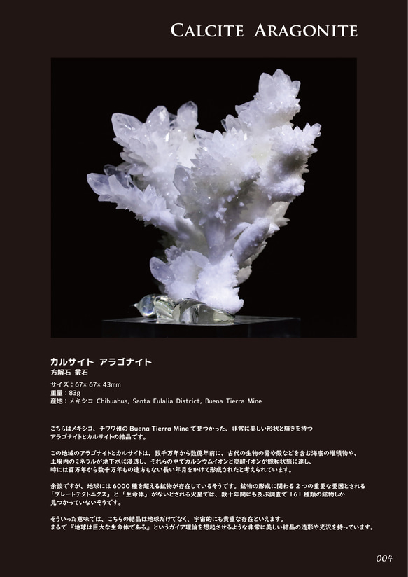 地球が生み出した唯一無二の天然芸術 ファインミネラルのフォトブックAnkicrystal『世界の奇美鉱石』全100ページ 3枚目の画像