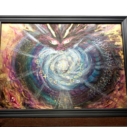 風水高次元波動龍画＊天界円波動 カタカムナ摩訶不思議龍神 宇宙龍  