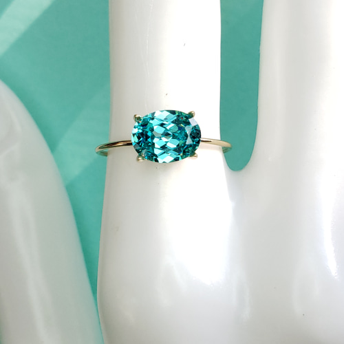 感謝価格 奇跡の煌めき☆彡 パライバトルマリン 人工宝石 オーバル