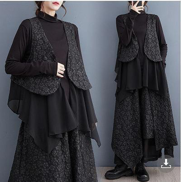 大きいサイズ レディース セットアップ 上下セットhj 春 秋冬