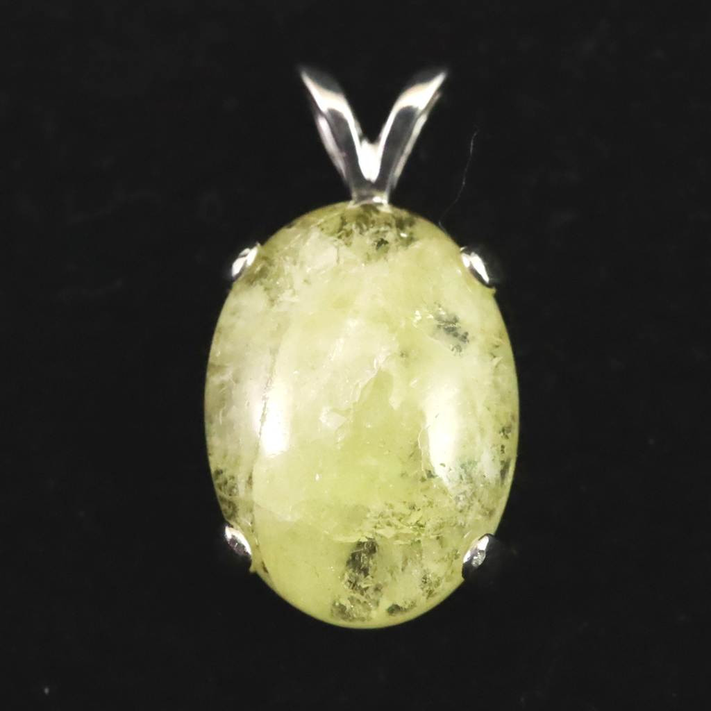 H&E社 アグニゴールドダンビュライト 14mmオーバル ペンダント  2.2g　 #28572