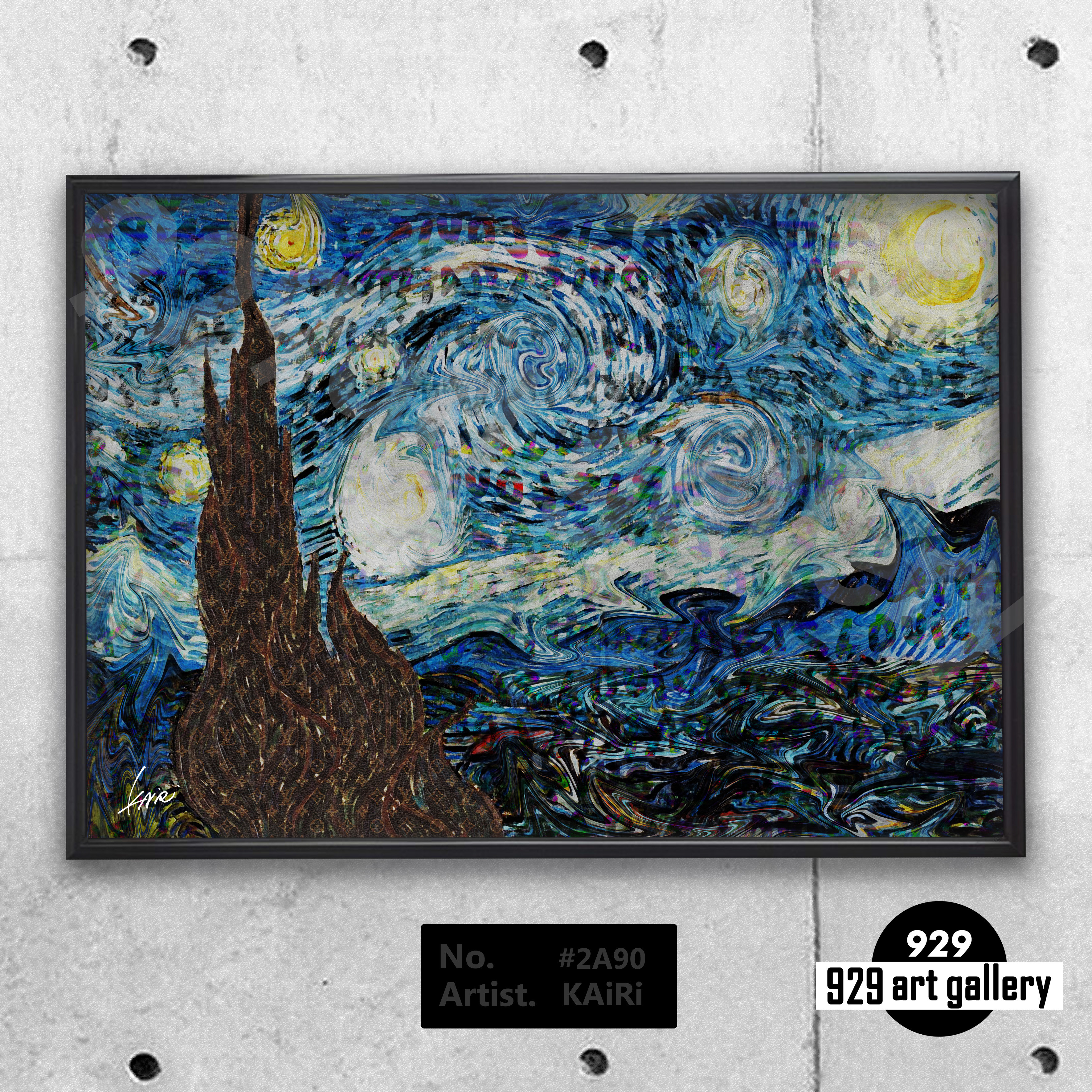 オマージュアートインテリアポスター#290☆星月夜・ゴッホ