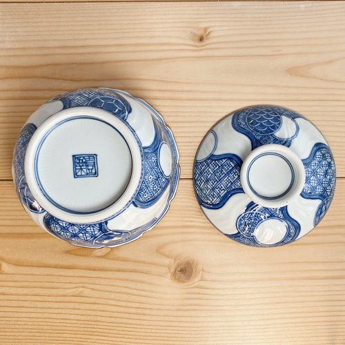 清水焼　壹楽　飯茶碗 三友祥瑞ご飯茶碗 壹楽 小 - 京焼清水焼 松韻堂