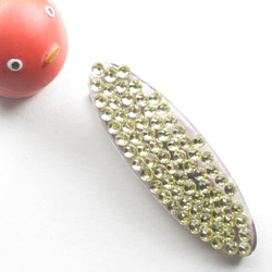 流れクォーツを見つけたのなら、ちょっと欲張りな願いごとを急いで唱えます♪<創作ヘアクリップ>HC098 1枚目の画像