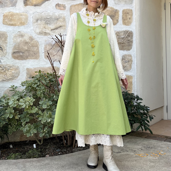 【母の日ギフト】あのザッパワンピにロングバージョンが◎（25s–072） 8枚目の画像