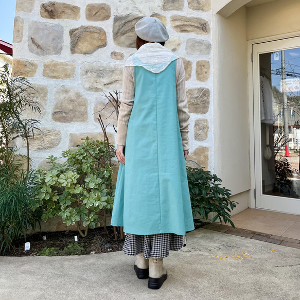 【母の日ギフト】あのザッパワンピにロングバージョンが◎（25s–072） 2枚目の画像