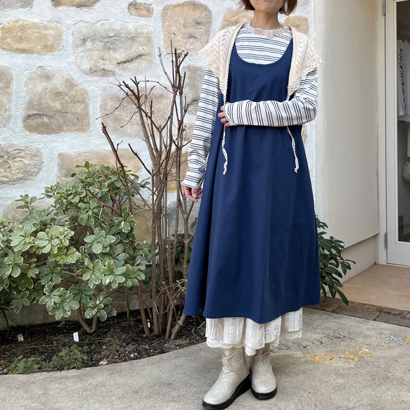 【母の日ギフト】あのザッパワンピにロングバージョンが◎（25s–072） 6枚目の画像