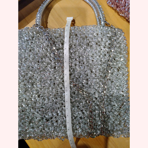 値下☆silverキラキラバッグ ZAKKA-BOX(ザッカボックス)】 きらきらトートバッグ-- tokidoki