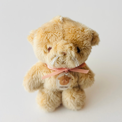 オレンジモヘア ミニテディベア 14cm ぬいぐるみ yukumao 通販 オレンジモヘア ミニテディベア 14cm ぬいぐるみ yukumao 通販