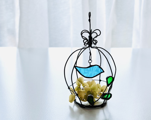 再販・宝石の木　サンキャッチャー　シーグラスアート　ワイヤークラフト　壁かけ b2ec5756fa3965e614bf402e6bc794