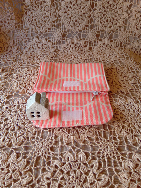 ☆セール☆コンパクト財布北欧風ピンク 3枚目の画像