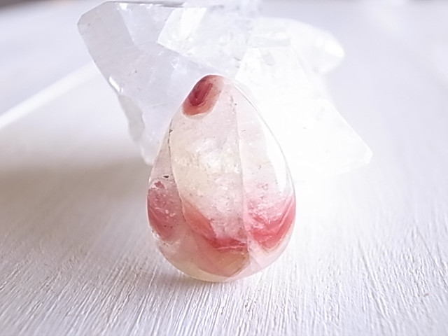 レッドバンデッドカルサイト　メキシコ産　ルース　天然石