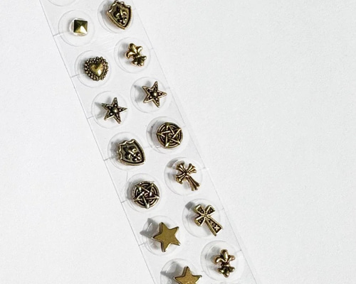 耳つぼジュエリー 金属アレルギー対応 クロス ハート 星