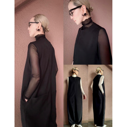 RATA❤️M＆L❤️型崩れしにくい高収縮のメローシアートップス❤️アンティークフラワー❤️レトロアイボリー❤️古着にも 19枚目の画像