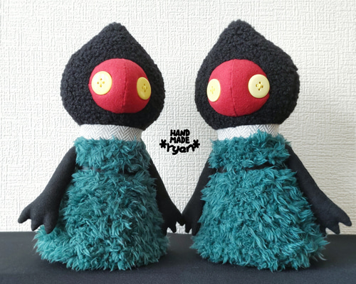 フラットウッズモンスター ぬいぐるみ HANDMADE *ryan* 通販 19087603