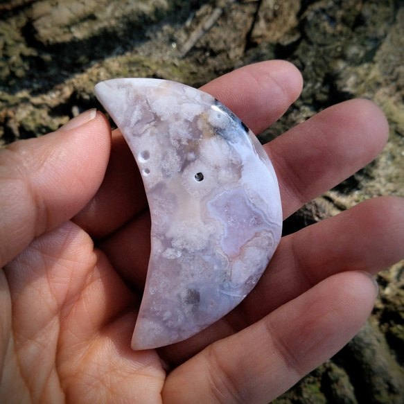 SALE】お月様◇ハイクオリティ桜瑪瑙53mm 天然石 HAYSTONE 通販