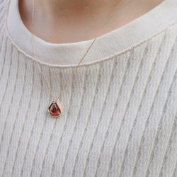 【1点物】包み ペンダント〔K10 トルマリン〕 10枚目の画像