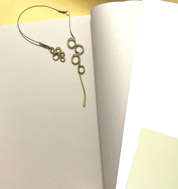 真鍮の栞　 4枚目の画像