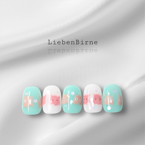 ぽちぽちメンダコ＊Bi ネイルチップ（つけ爪） LiebenBirne 通販