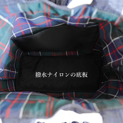 岡山牛仔束口袋（海軍藍）旅行推薦◎2way單肩包休閒托特包春季海軍藍 第13張的照片