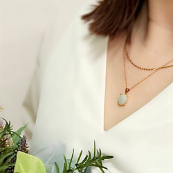 《冬の福袋》選べる長さ✶翡翠✶ネックレスセット✶5月の誕生石✶14kgf サージカルステンレス シルバー925 7枚目の画像