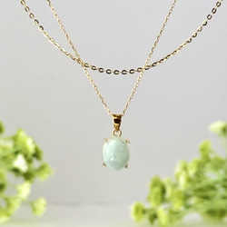 《冬の福袋》選べる長さ✶翡翠✶ネックレスセット✶5月の誕生石✶14kgf サージカルステンレス シルバー925 4枚目の画像