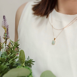 《冬の福袋》選べる長さ✶翡翠✶ネックレスセット✶5月の誕生石✶14kgf サージカルステンレス シルバー925 8枚目の画像