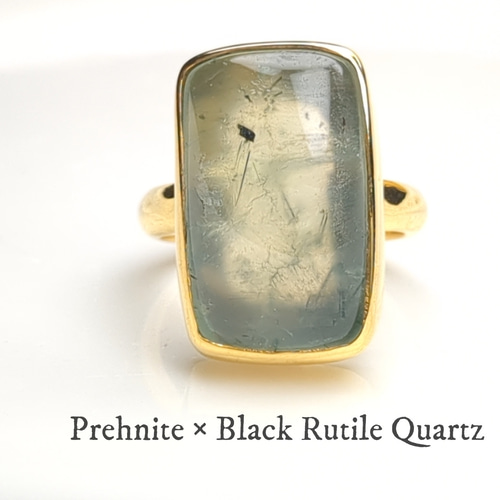 最新作☆『プレナイト×ブラックルチル』の世界でひとつの天然石