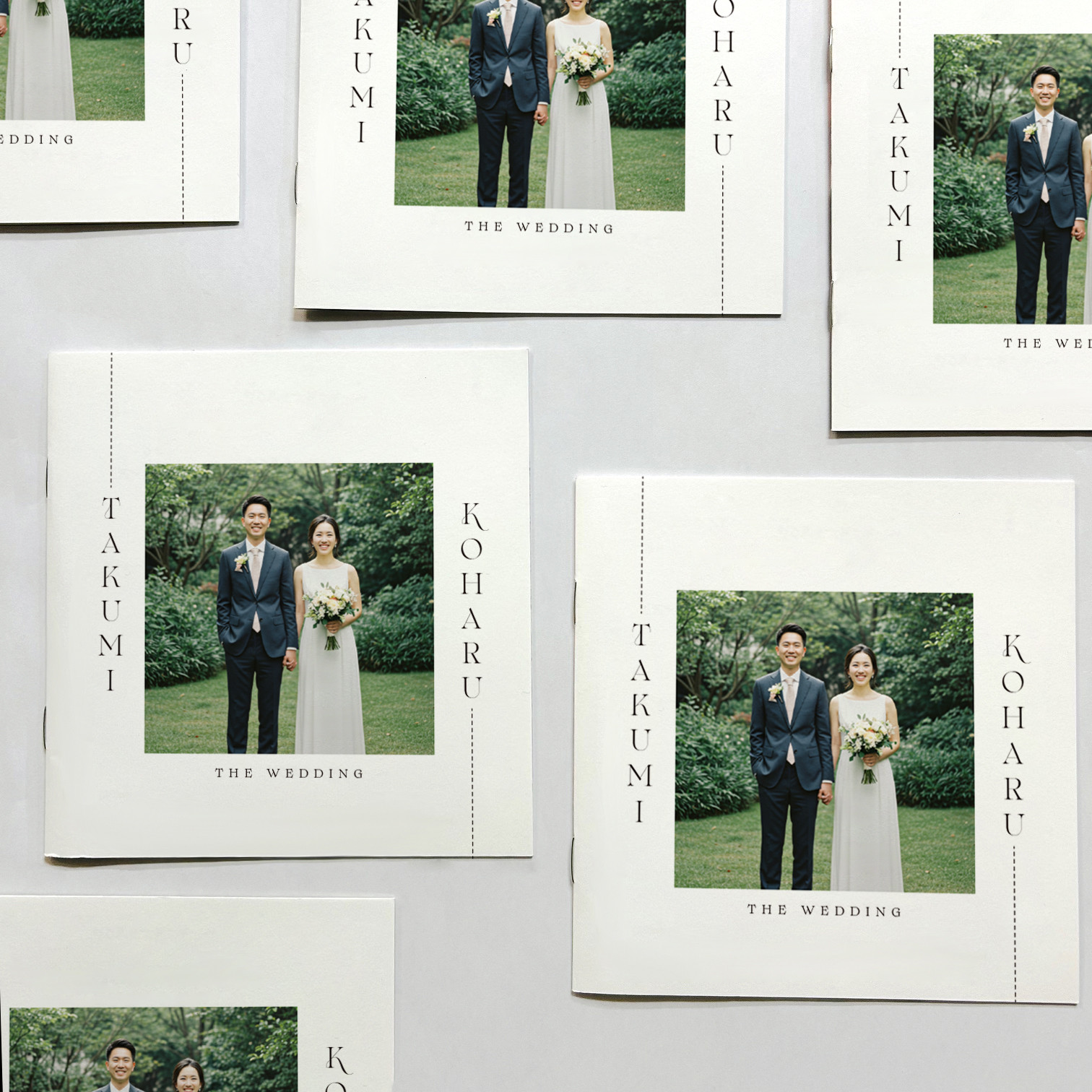 8Pスクエア型プロフィールブック02｜席次表｜選べる内容｜結婚式｜披露宴