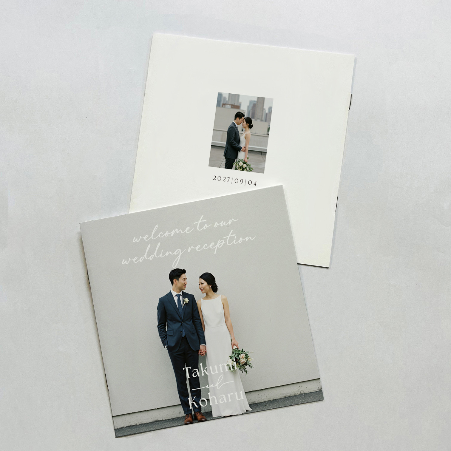 8Pスクエア型プロフィールブック03｜席次表｜選べる内容｜結婚式｜披露宴