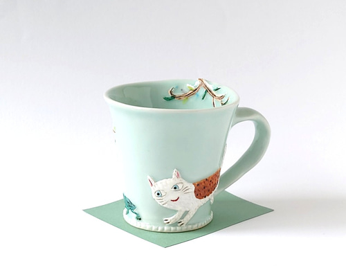 ネコさんとカエルさんの追いかけっこ・・？ ゆっくりティー