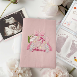 NEW!!【刺繍・裁縫キット】母子手帳カバー＊銀のスプーン＊ 母子手帳