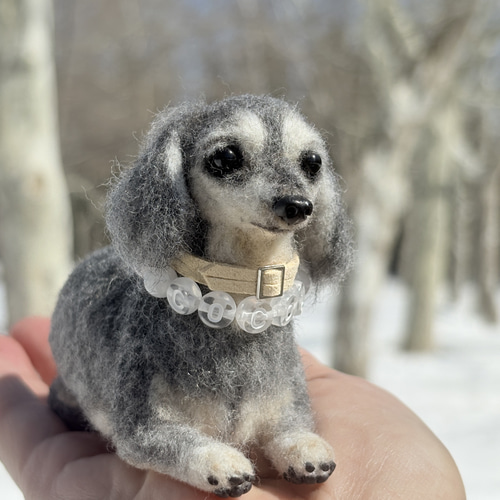 Cocoaくん専用】ダックス【鼻先からお尻まで13cm】羊毛フェルト